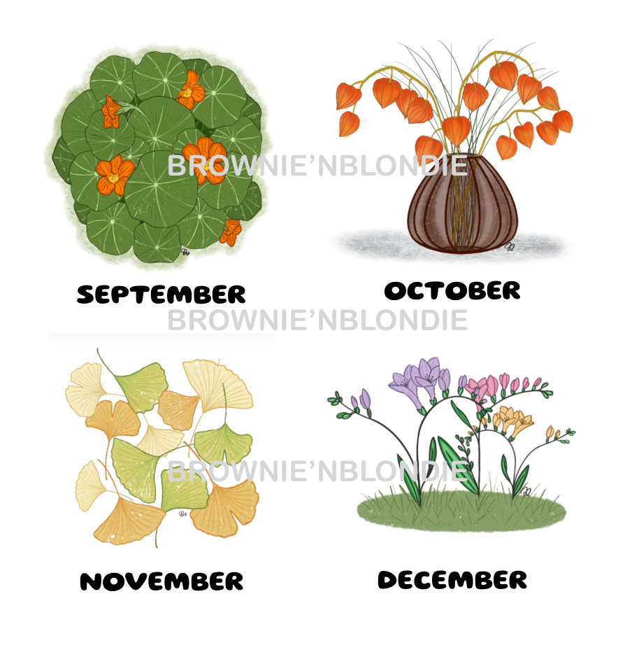 2027 Desk Calendar - Floral