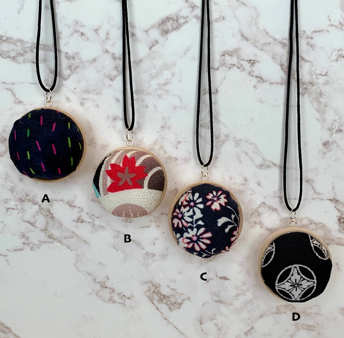 Pin Cushion Necklaces