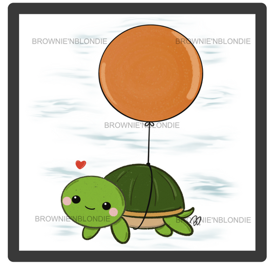 Framed Art Print - Little Turtle