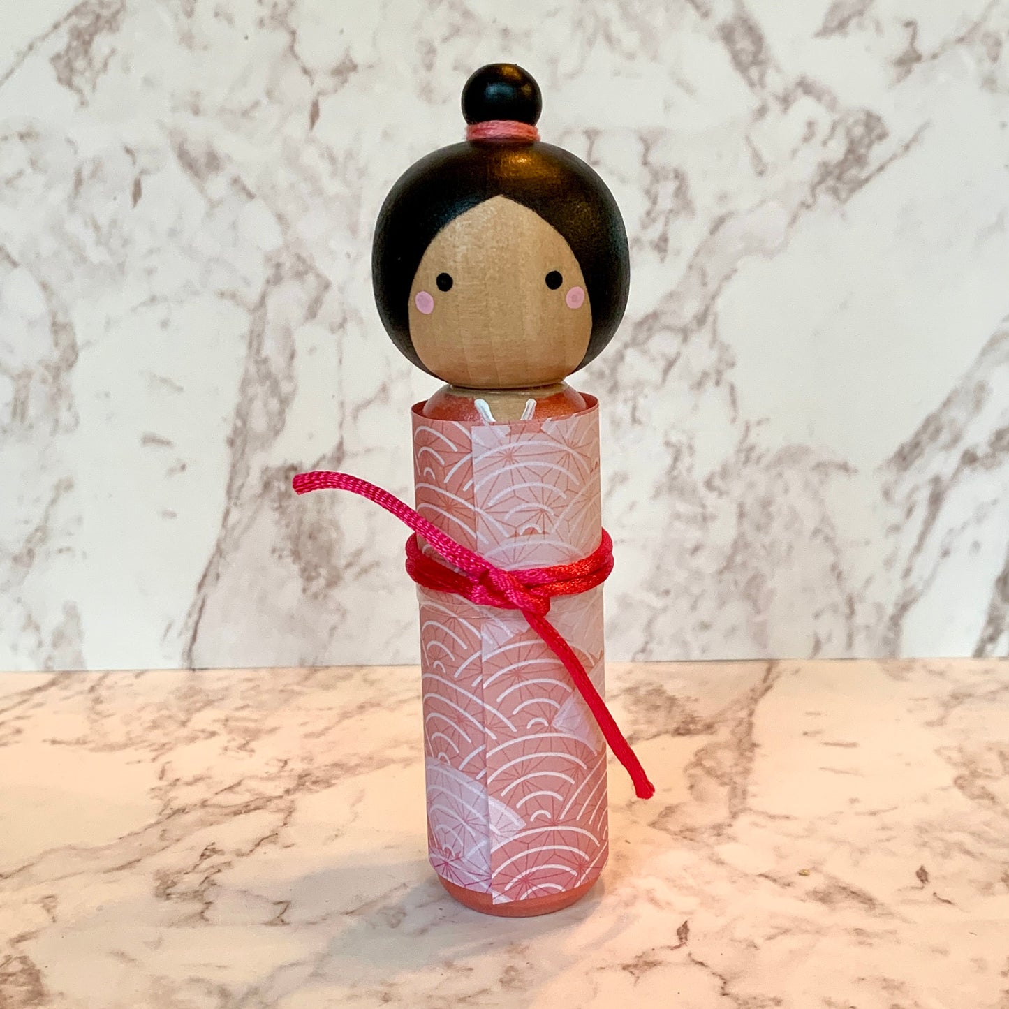 Note-Ko Doll - Pink Waves Origami