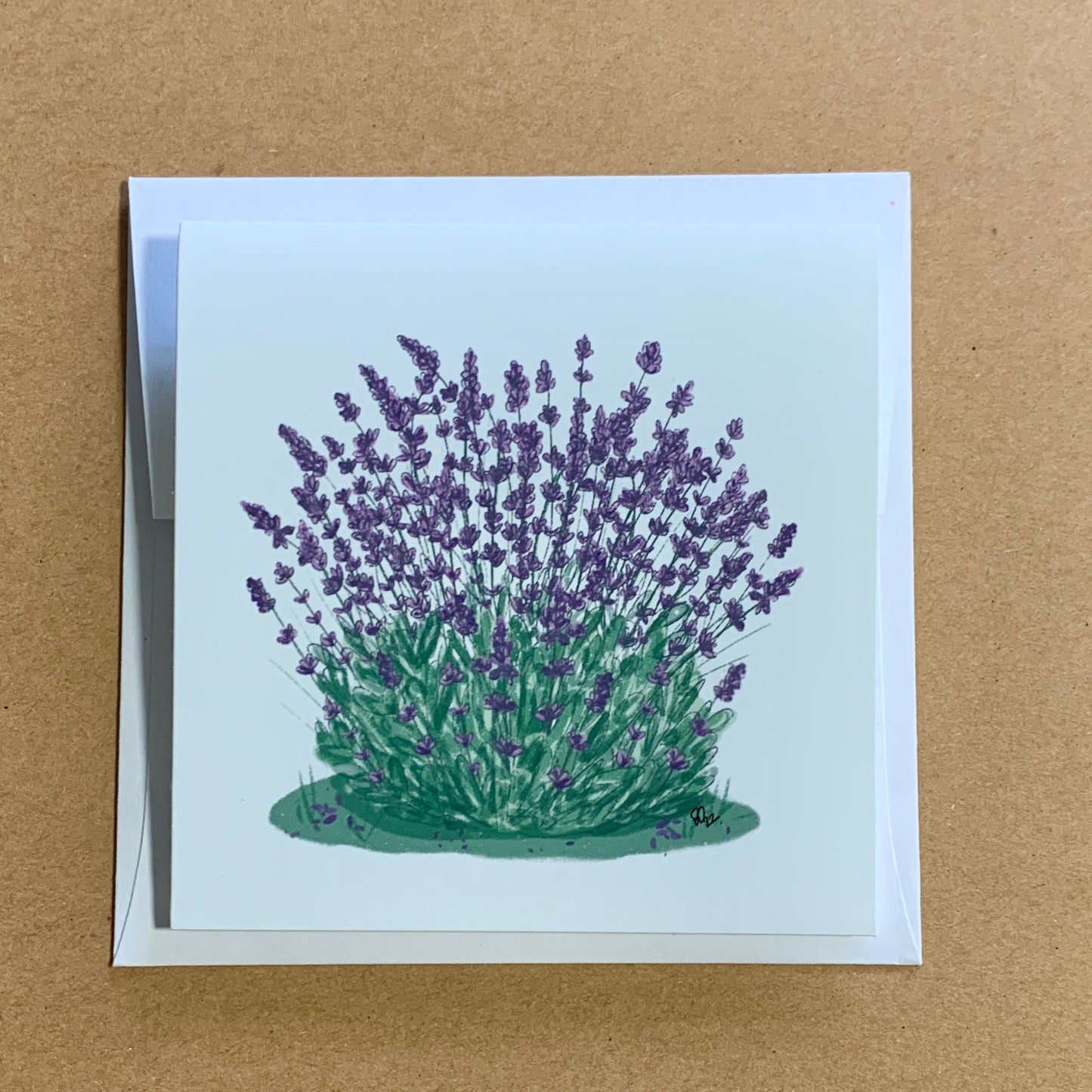 Lavender Note Card