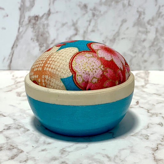 Pin Cushion Bowl - Turquoise Pearl